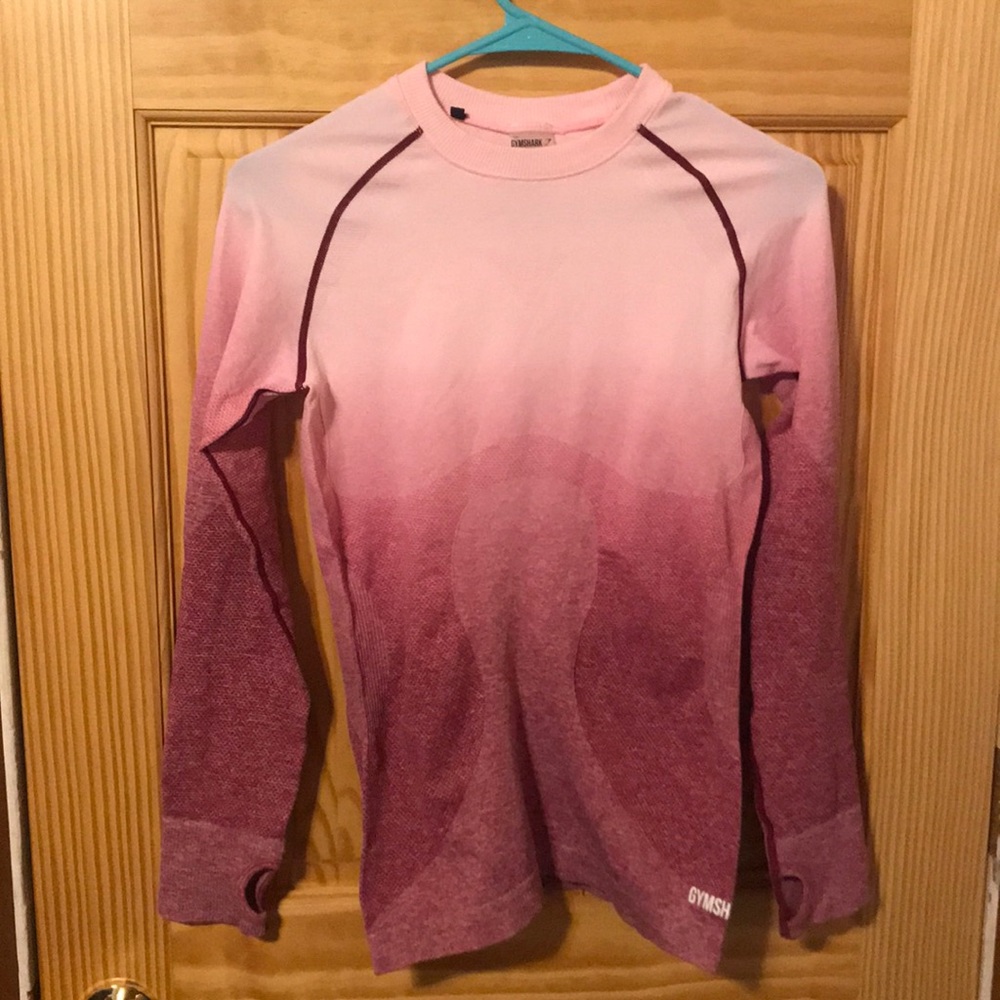 Gymshark ombré seamless top